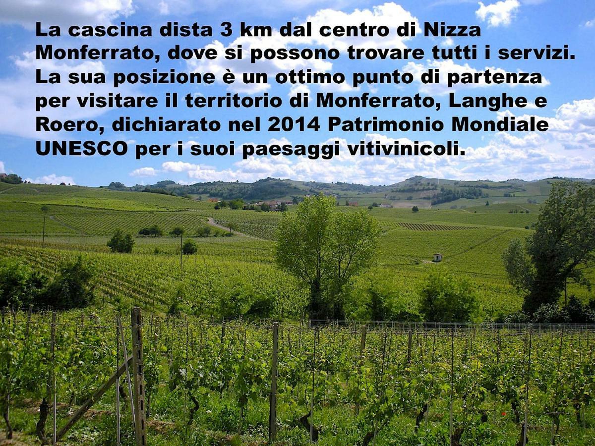 Cascina Tra I Vigneti A Nizza Monferrato Villa ภายนอก รูปภาพ